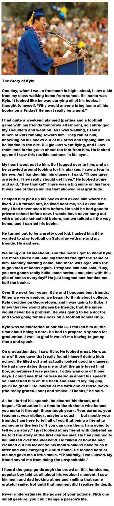 An Inspiring story of Kyle