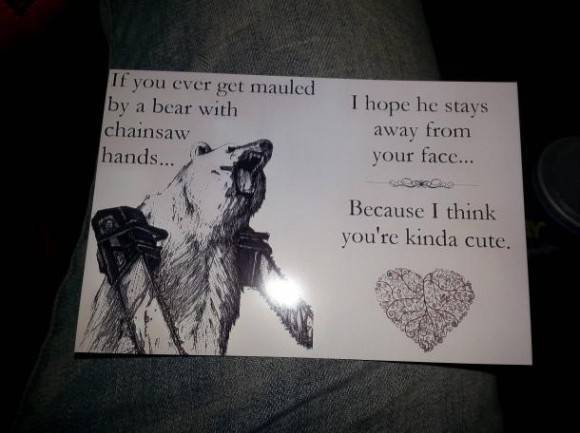 My girlfriends birthday is tomorrow. Think she’ll like the card I got her?