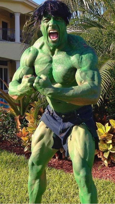 The Rock’s Halloween costume from last year
