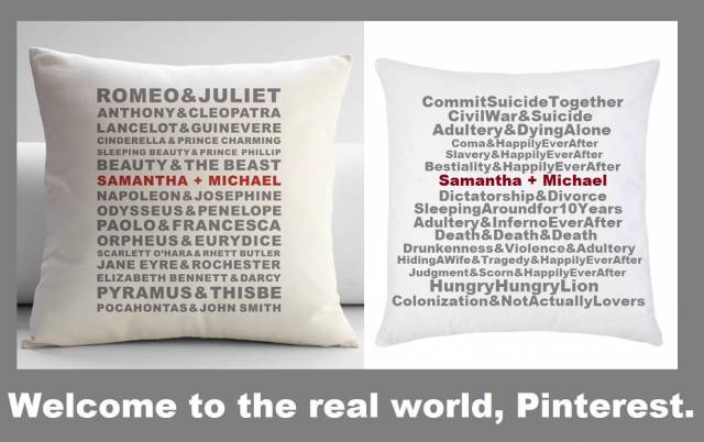 My friend made this in response to a poorly-thought-out idea on Pinterest.