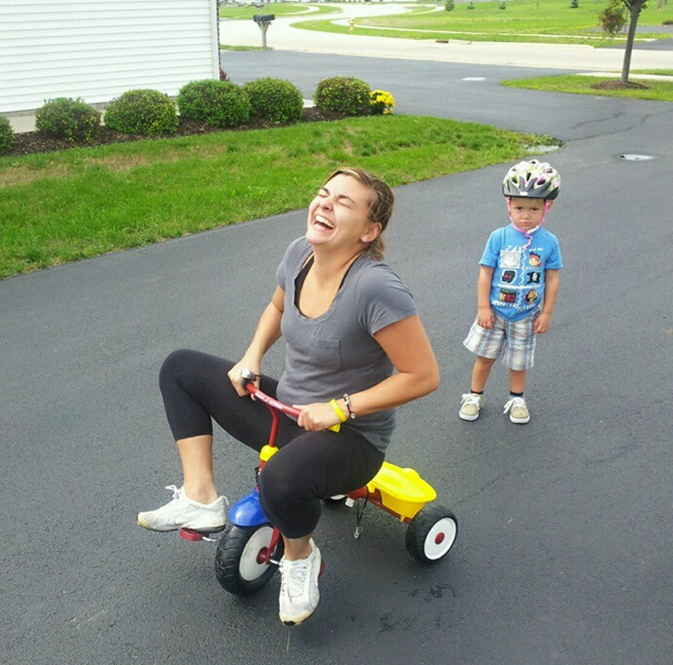 The joys of being a mother.