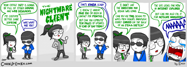 Graphic & Web Designer Halloween