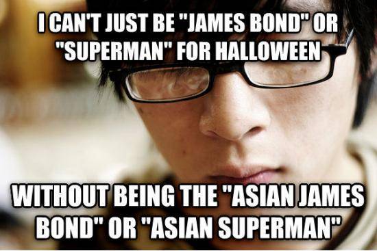 Asian problems during Halloween.