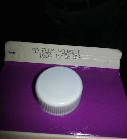 Looks like someone’s love for their minimum wage paying job has expired.