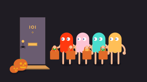 Pacman loves Halloween