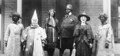 How they used to dress up back in the good old days on Halloween