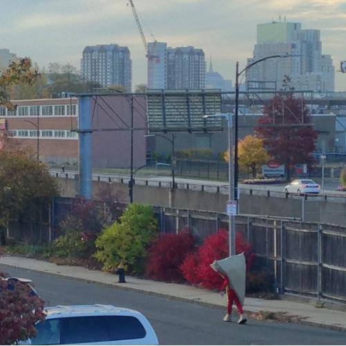 6:30am...Pizza-Man Walk of Shame