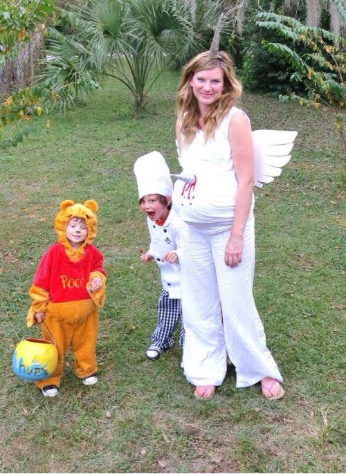 Just because you’re not born yet doesn’t mean Mom can’t dress you up for Halloween!