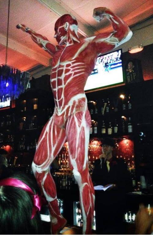 Needless to say, my cousin won the bar’s costume contest....