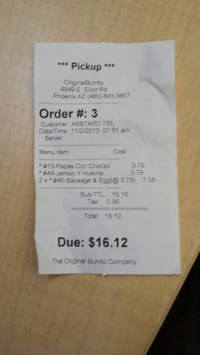 Coworker ordered us breakfast and I went to pick it up... Her name is Astrid.