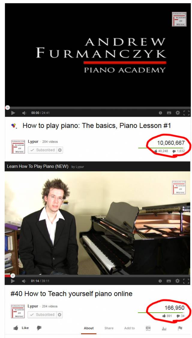Lesson #01 vs Lesson #40