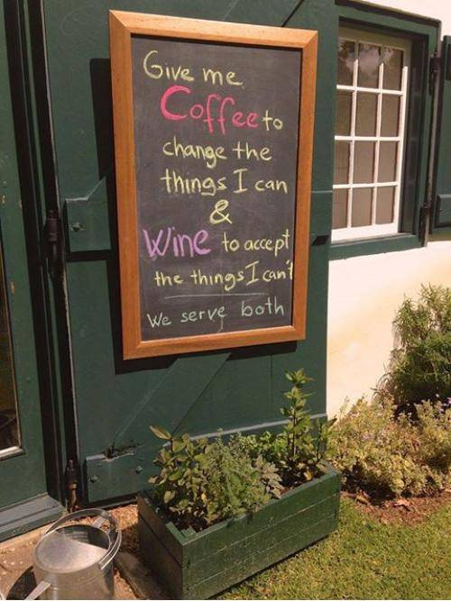 Excellent coffee shop sign!