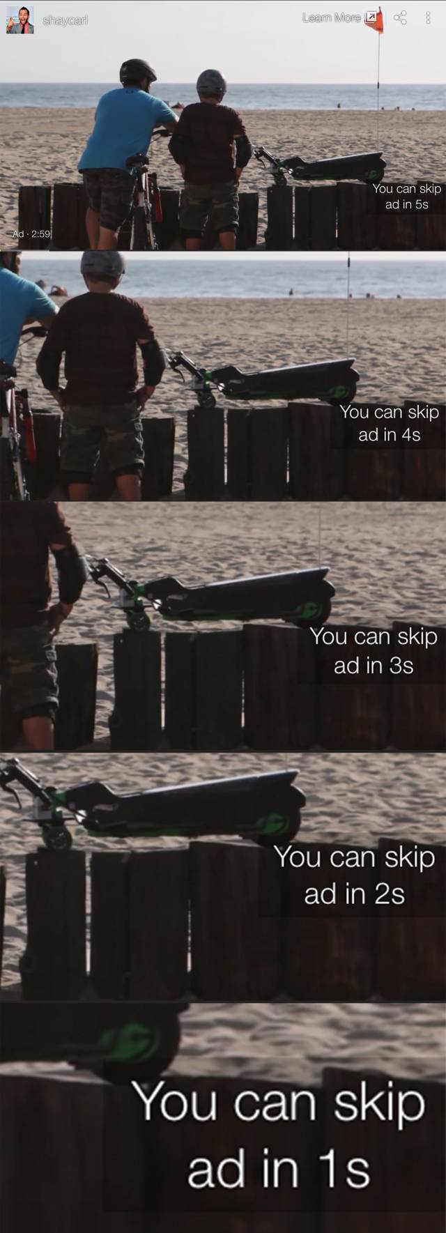 Hey advertisers on YouTube, this is all we're watching during your ad.