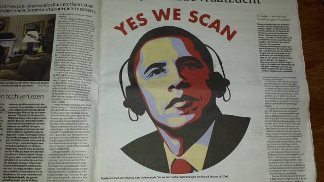 In the Dutch newspapers today.