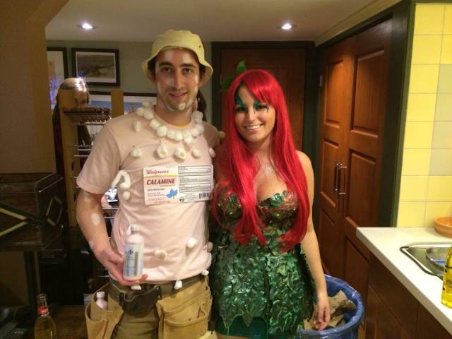 So my GF dressed up as Poison Ivy...I don't think I understood