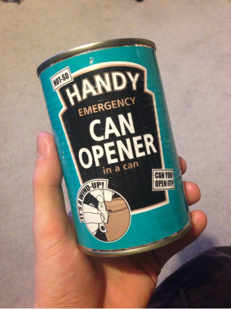 Emergency can opener!