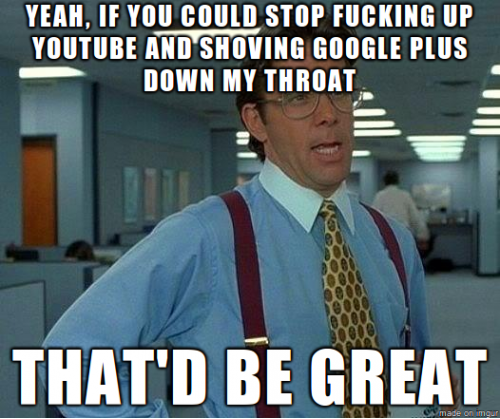 Dear Google...