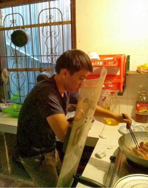 Frying armor.