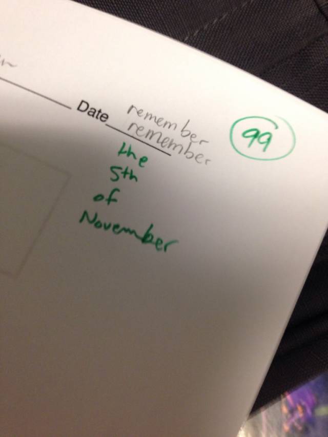 Wasn't sure if my teacher would get it. I guess he did.