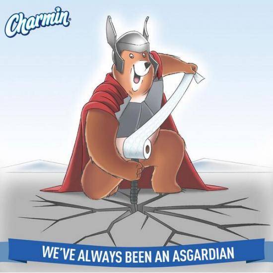 Yes, Charmin, we see what you did there