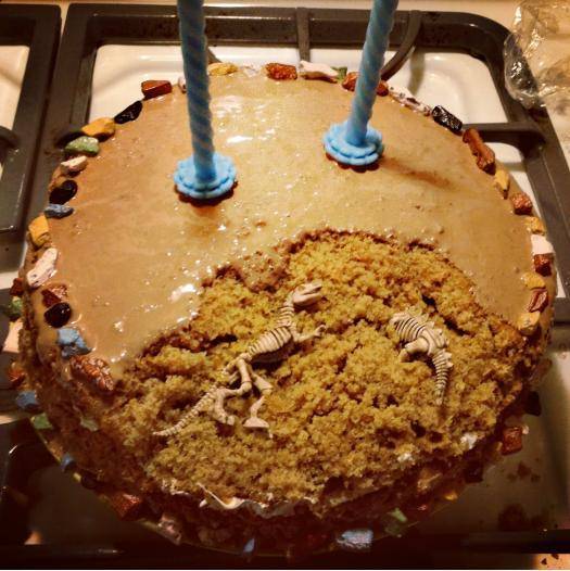 Paleontology Cake