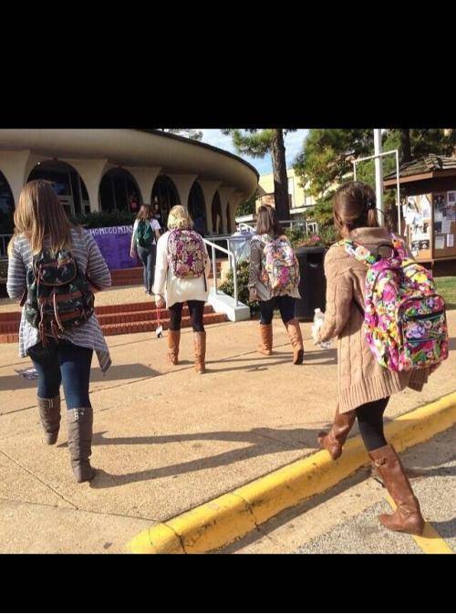 90 percent of the girls at my university on any given day.
