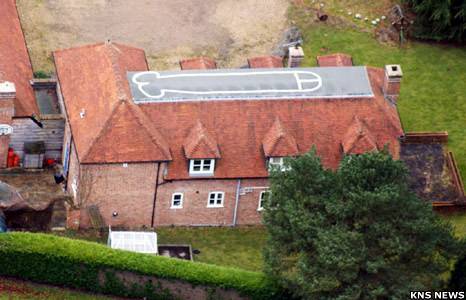 18 year old drew 60ft cock on roof of parents' million pound house
