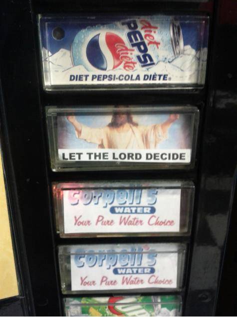 Saw this on a drink machine today.