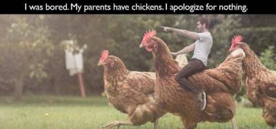 People who become creative when extremely bored