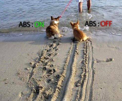 ABS ON and OFF
