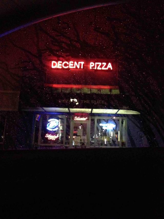 Had some pizza last night, it was......