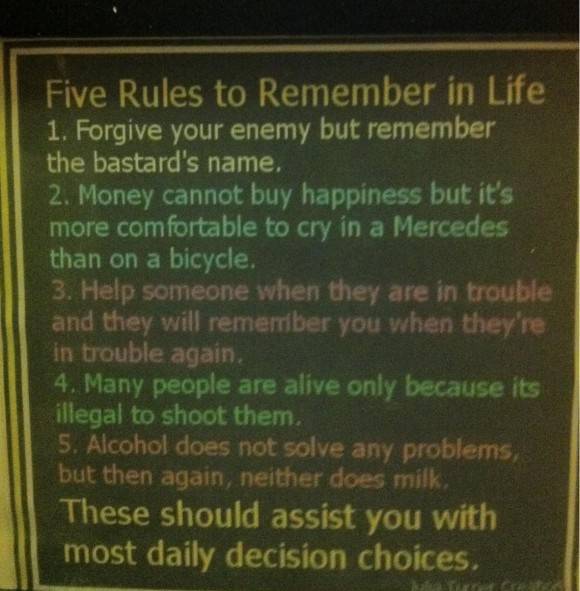 Posted in the bathroom at my local bar