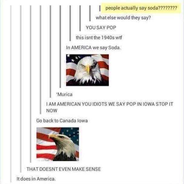 Go back to Canada, Iowa