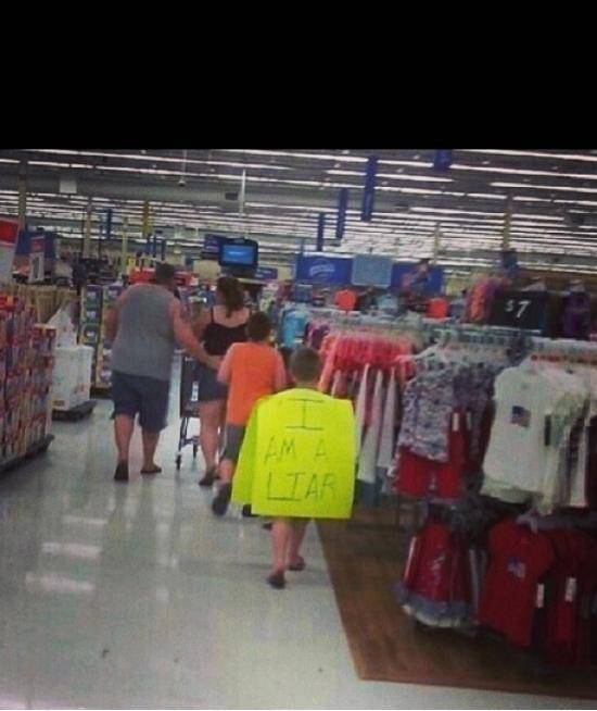 I think I found one of the most stereotypical Walmart families ever...