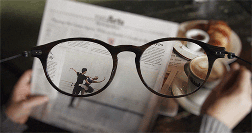 How people with glasses see