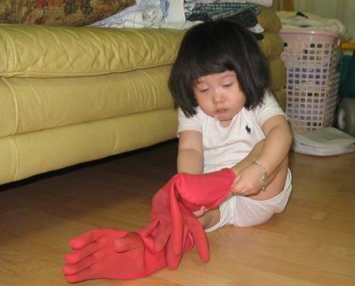 Getting ready in the morning