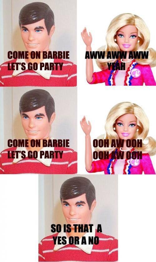I’m sick of your sh*t Barbie