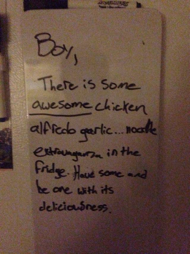 This is why having a stoner roomate is sometimes awesome. And hilarious.