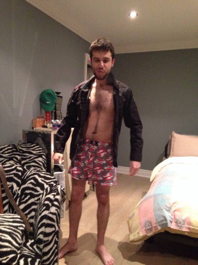 My roommate came into my room last night looking like this saying 