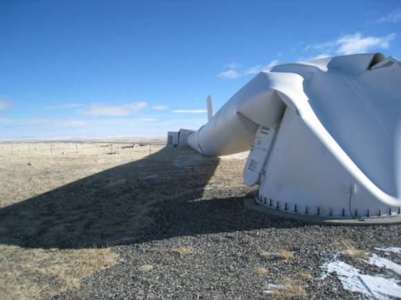 Someone underestimated Wyoming winds