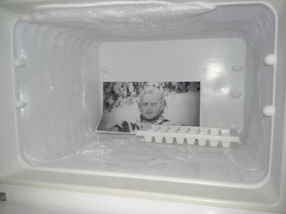 Our freezer at work