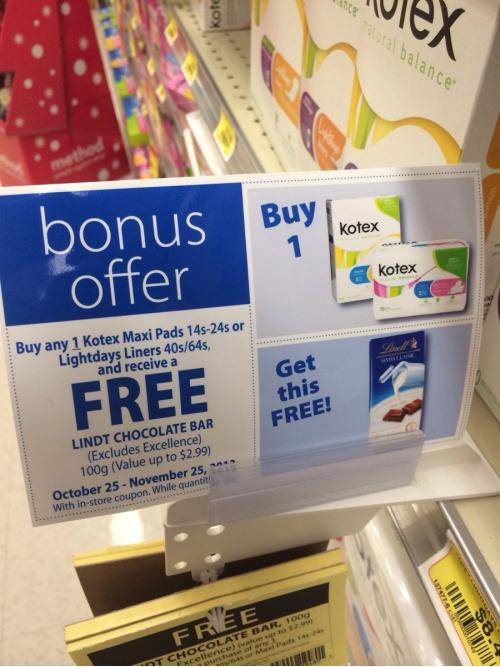 Now this is marketing! As a female, I approve.