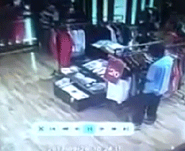 Strict no-shoplifting policy