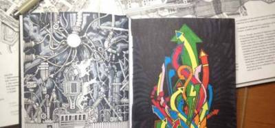 Saw this guy doodling in his spare time and didn't expect much until I opened and I was just wowed