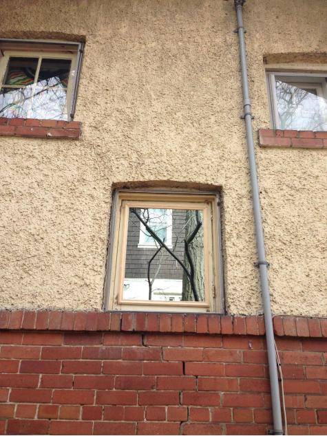 My dad hates our neighbour so much that he's installing one way mirrors facing his house.