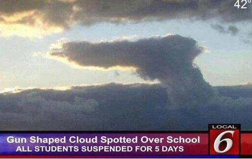 Even the clouds have gun rights