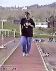 The best long jump attempt i've ever seen.