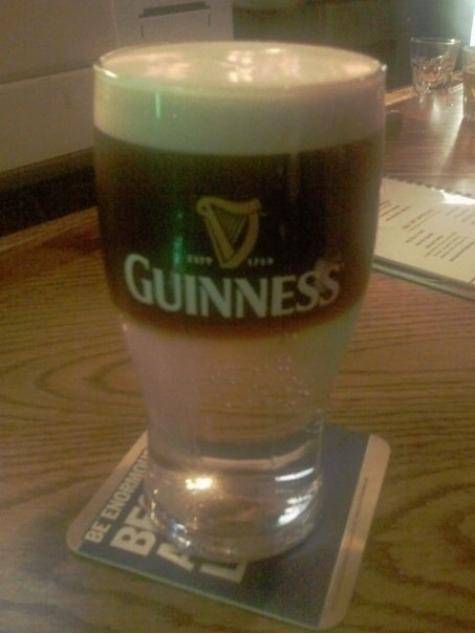 Guinness is lighter than Sprite.
