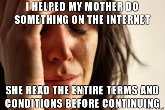 I just faced this First World Problem...