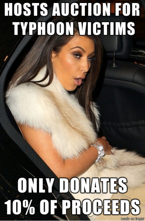 Scumbag Kim Kardashian